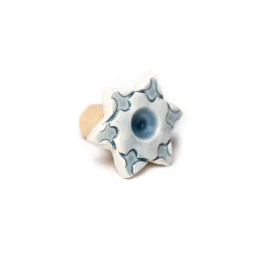 Weinverschluss Stern blau